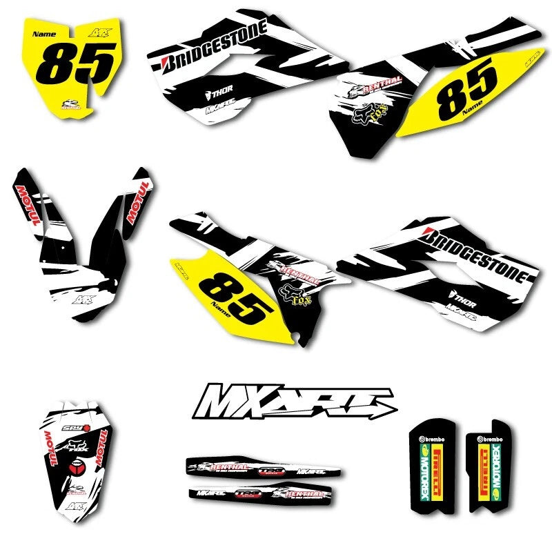 Husqvarna TC 85 Safari Style Sticker Kit (2014-2017)
