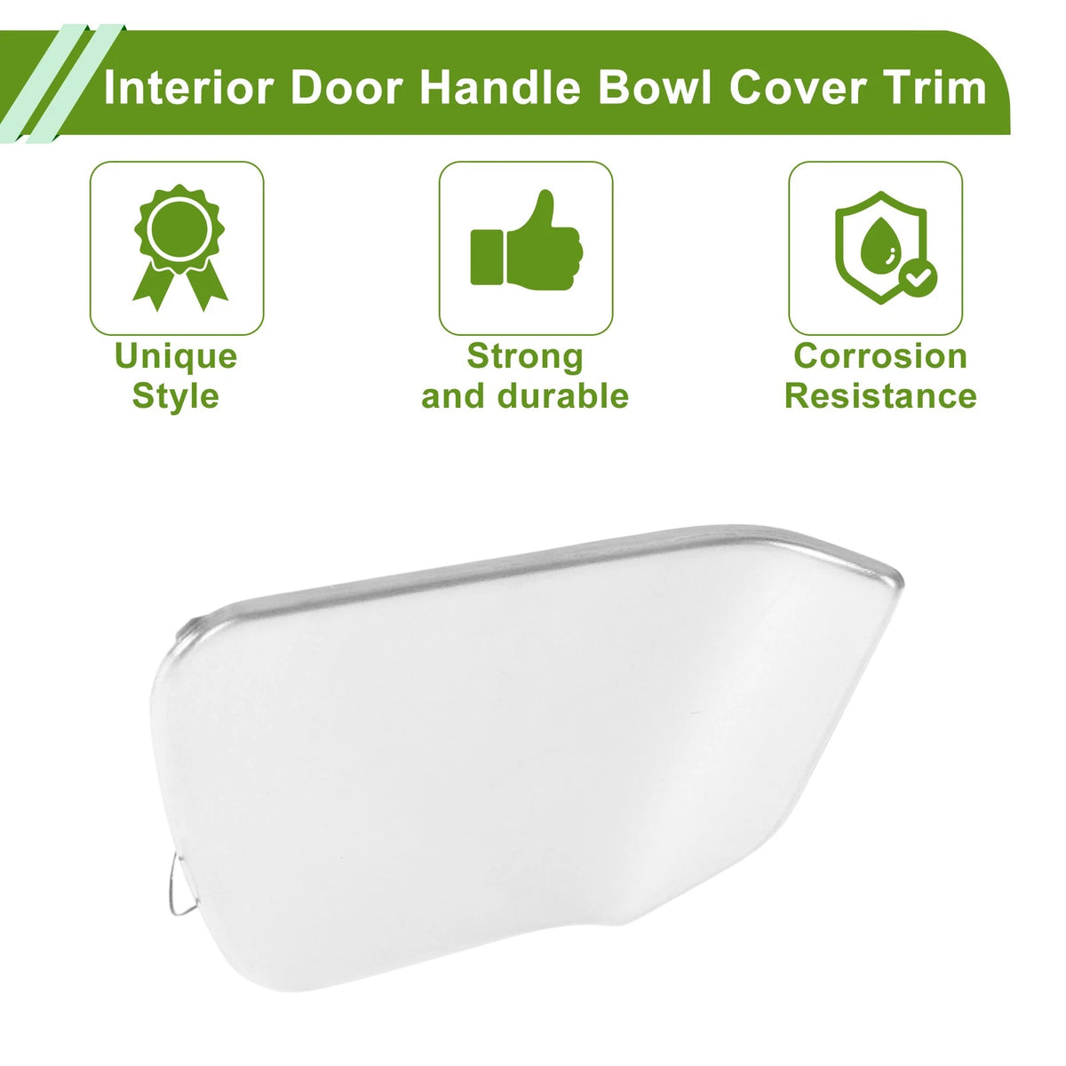 Interior Door Handle Bowl Cover Trim for Nissan Rogue (2021-2025) Silver