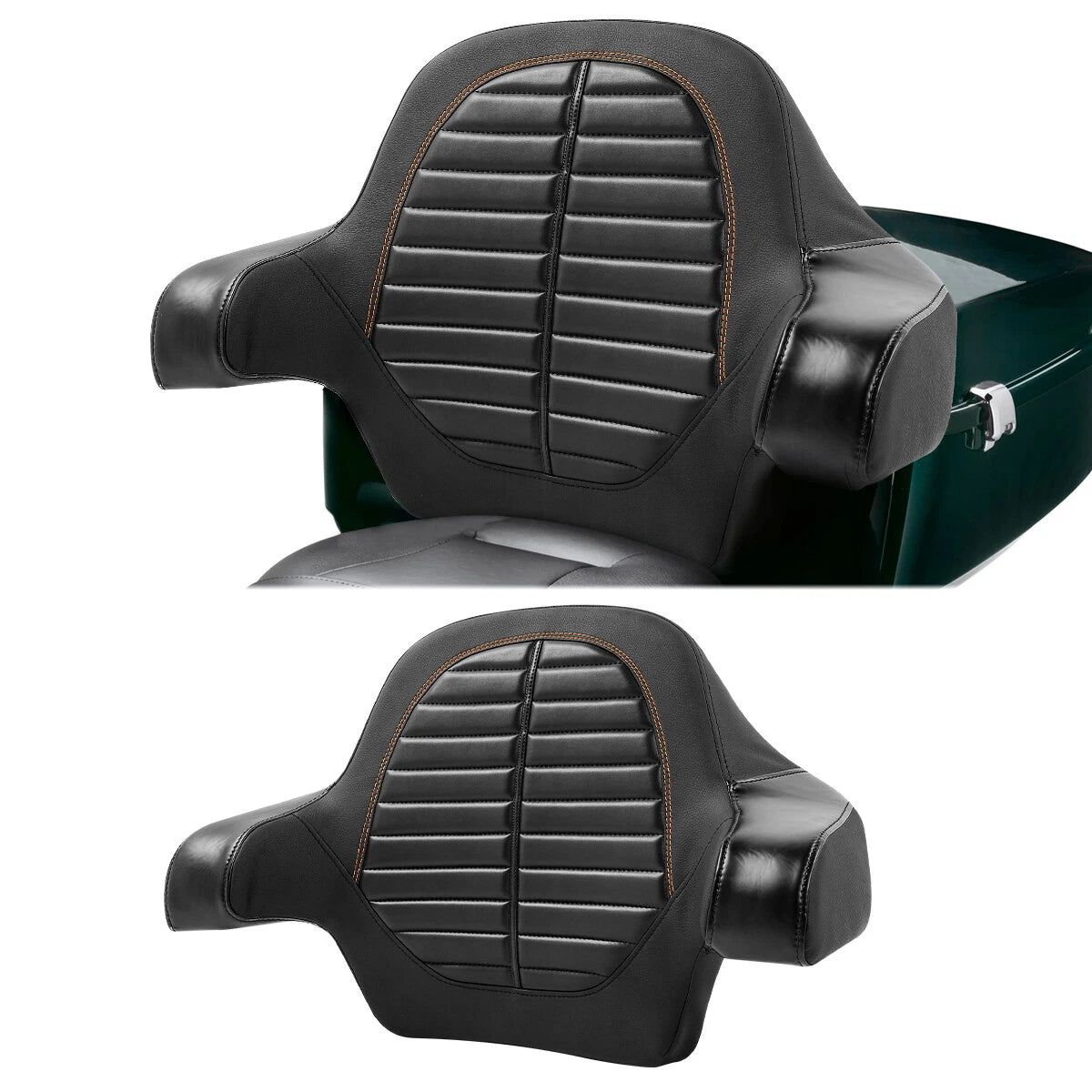 Passenger Backrest Pad for Harley Touring CVO Street Road Glide FLTRX (14-25)