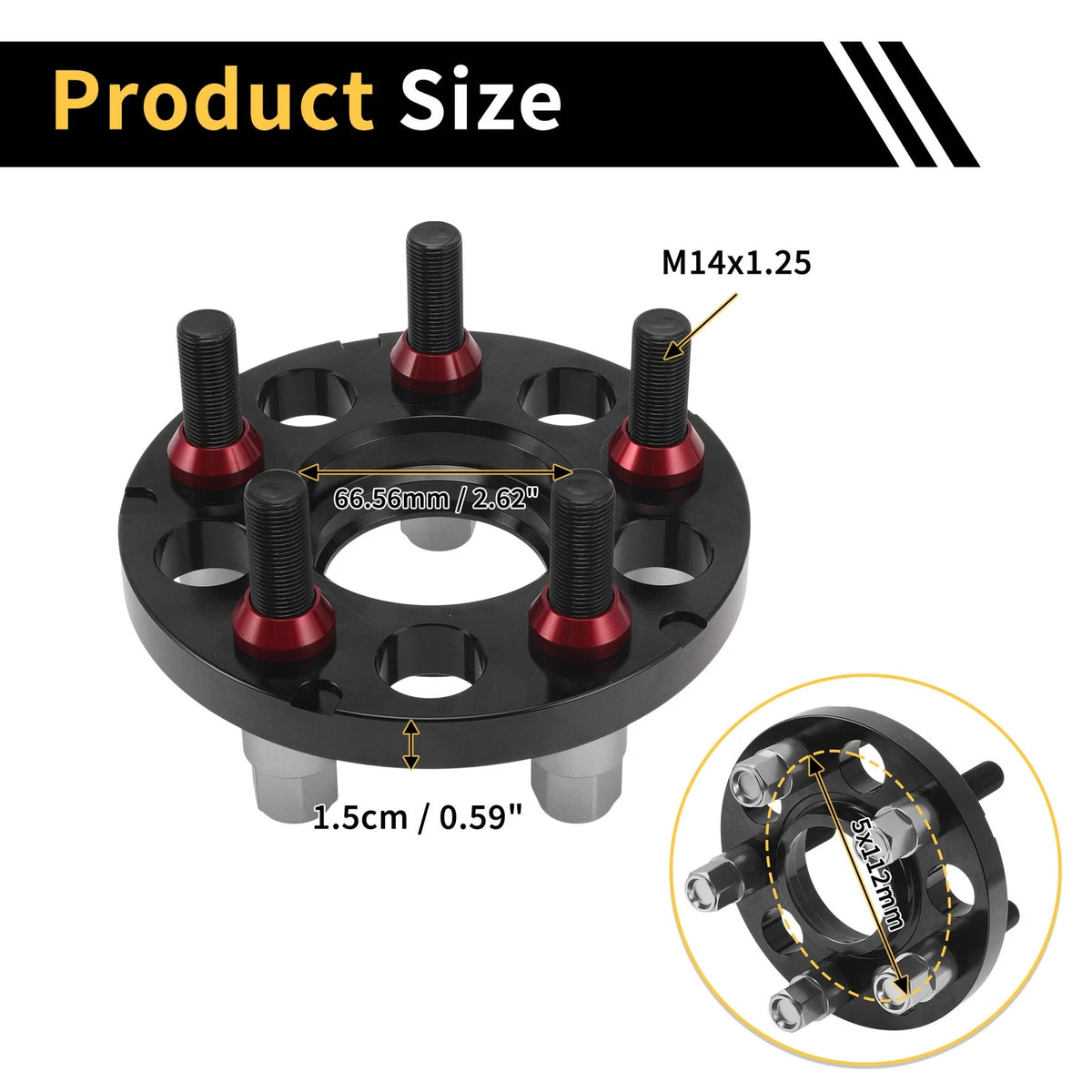 Wheel Spacers 5x112mm M14x1.25 for BMW Z4 G29 (2019-2020)