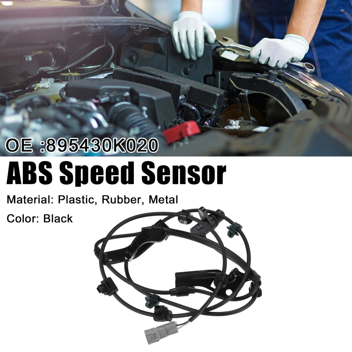 Front Left ABS Wheel Speed Sensor for Toyota Hyacens Pickup Truck (2005–2022)