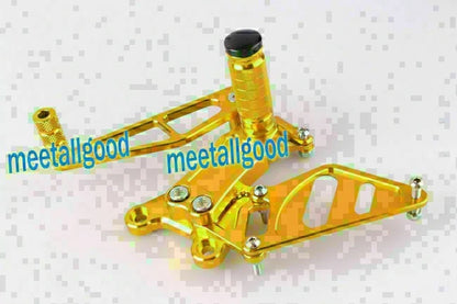Adjustable Race Footpegs for Honda 929 954 Rearsets - Gold (2000-2003)