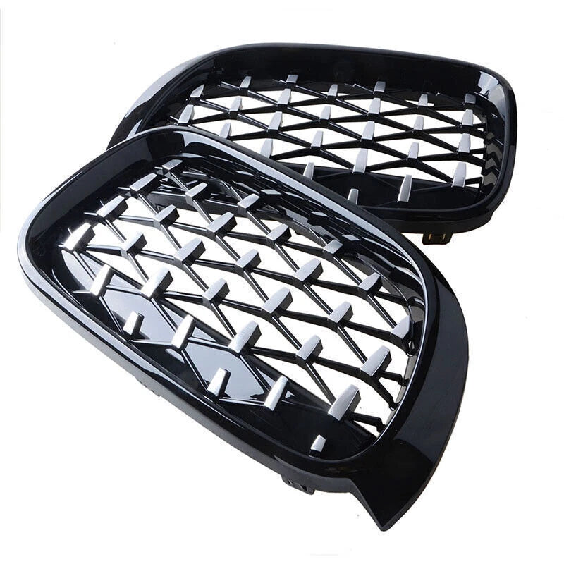 Grilles for BMW X3 F25 X4 F26 2014-2017 2 x Front Kidney Grills