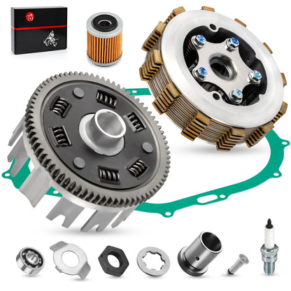Heavy Duty Clutch Assembly & Spacer Gasket for Yamaha YFM350 MOTO-4 (1987–1995)