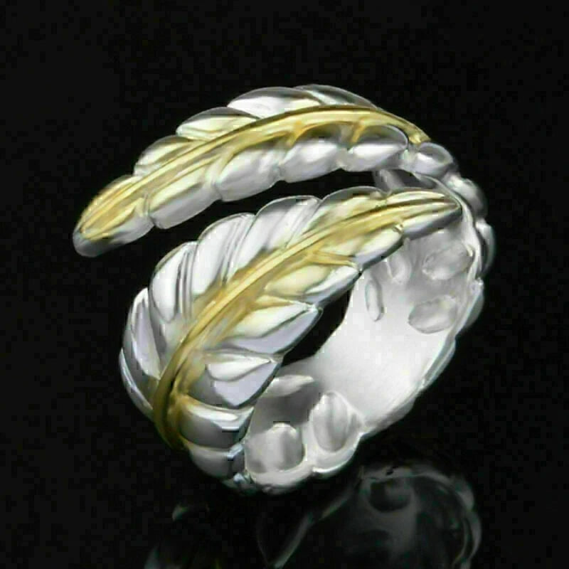 Silver Plated Fashion Rings for Jewelry Party - Size P1/2 (UK) / 8 (US)