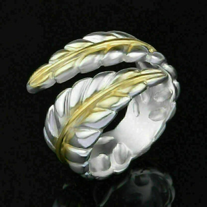 Silver Plated Fashion Rings for Jewelry Party - Size P1/2 (UK) / 8 (US)