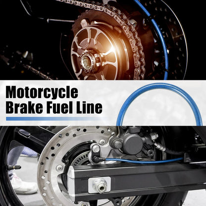 160cm 62.99 10mm Braided Brake Clutch Oil Hoses Line Pipe for Motorcycle ATV