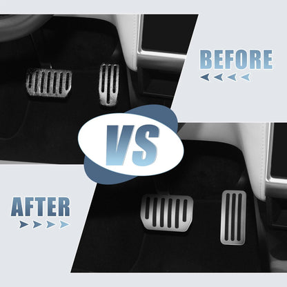 Anti-Slip Brake & Gas Pedal Covers for Tesla Model Y & 3 (2020-2023)