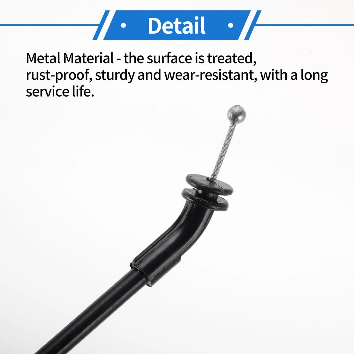 Hood Release Cable for BMW X5 E70 2007-2014 (2 x Cables)