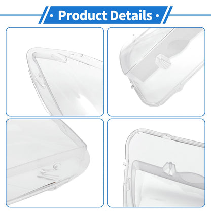 1 Pc Front Right Headlight Lens Cover for BMW X1 (2010-2015) Clear