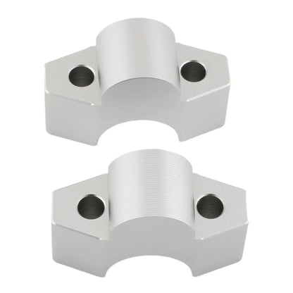 Handlebar Riser Clamp Mount Adapter Silver for Honda ADV 150 160 (2017-2023)