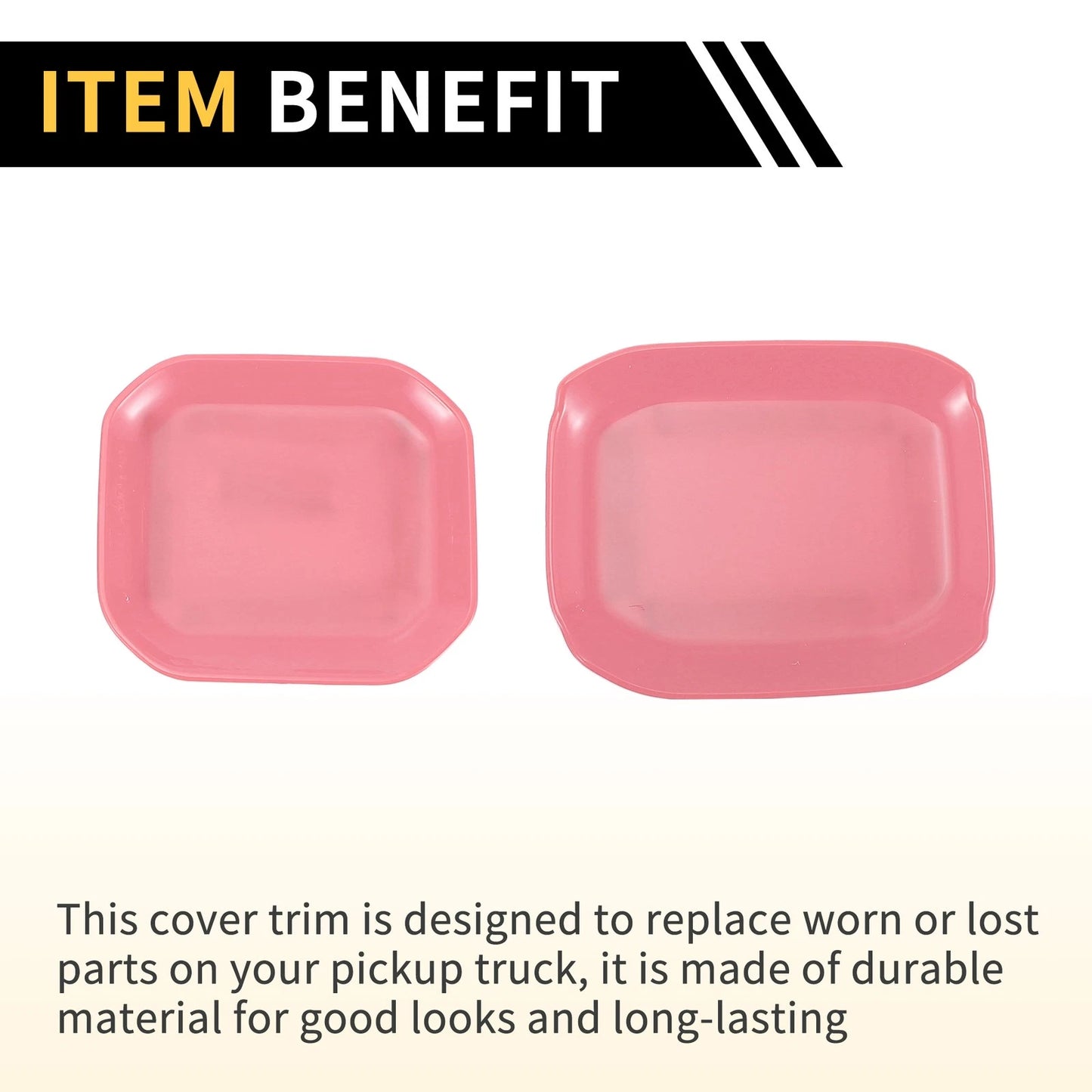 Exterior Door Handle Bowl Cover Trims for Jeep Gladiator JT (2020-2024) Pink