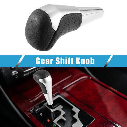 Gear Shift Knob Stick Shifter for Toyota Land Cruiser Black Silver Tone
