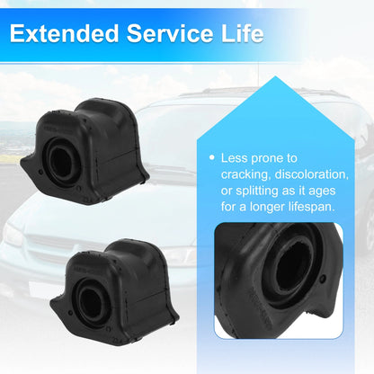 Black Front Right Stabilizer Sway Bar Bushings for Car