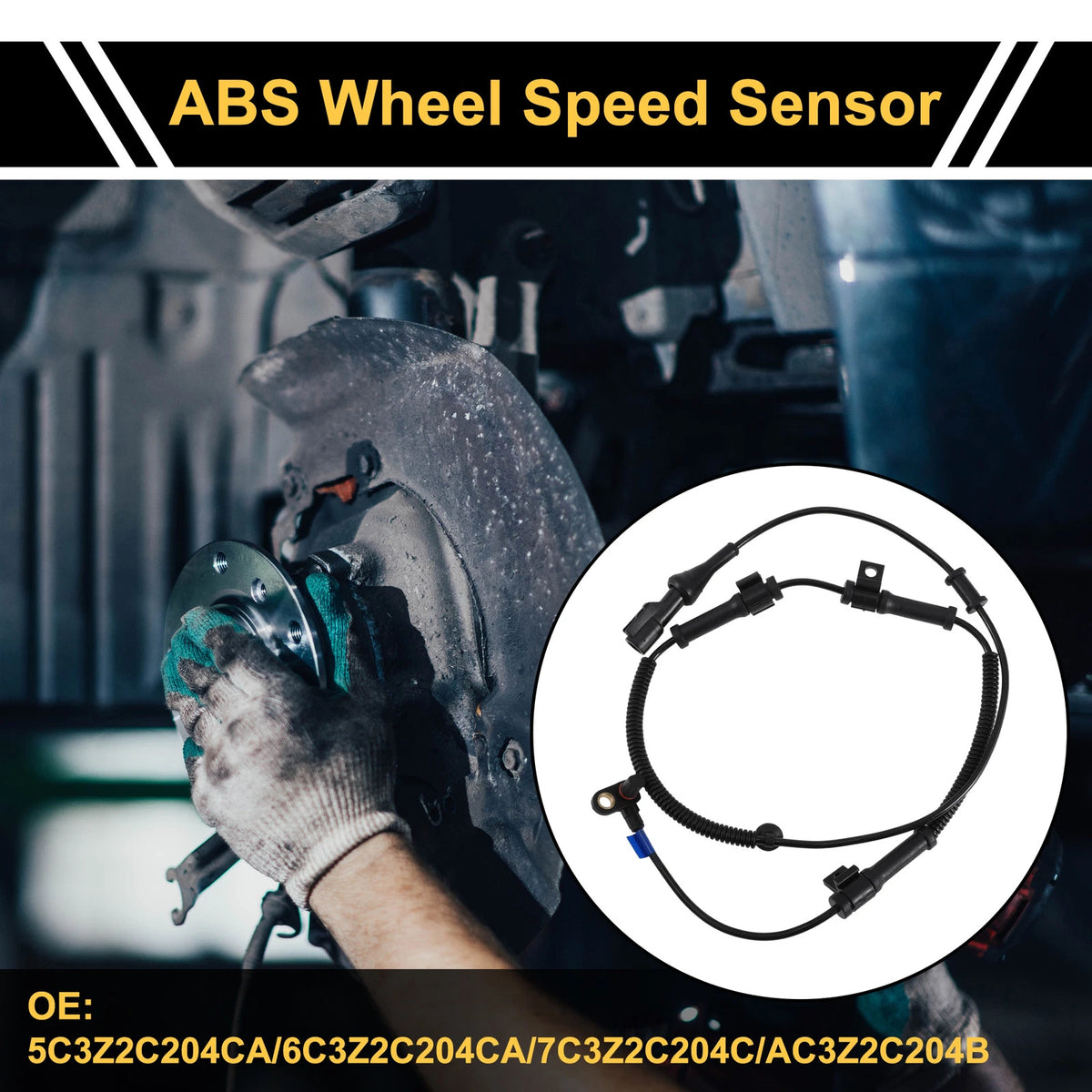 ABS Wheel Speed Sensor for Ford F-450 F-550 Super Duty (2005-2010)
