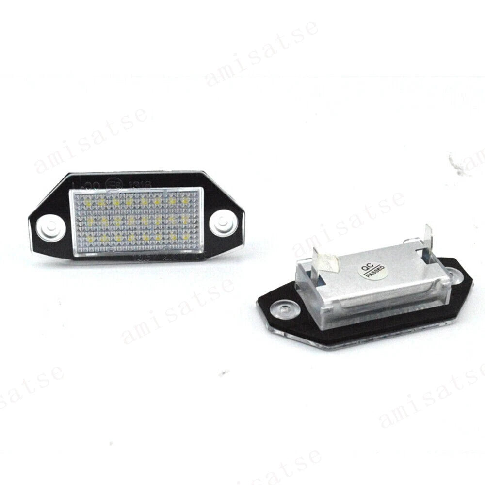 2 x 24LED White License Plate Lights for Ford Mondeo MK3 (2000-2007)