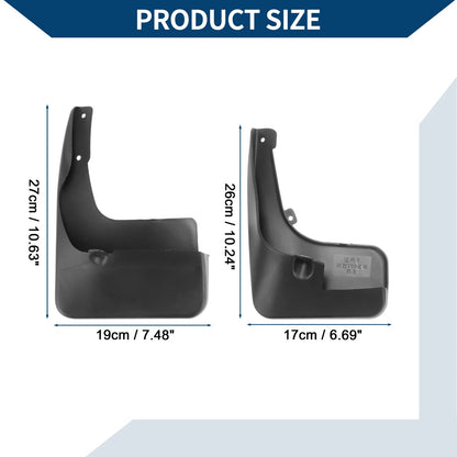 Mud Flaps Splash Guards 1 Set for Peugeot 206 (2004-2008)