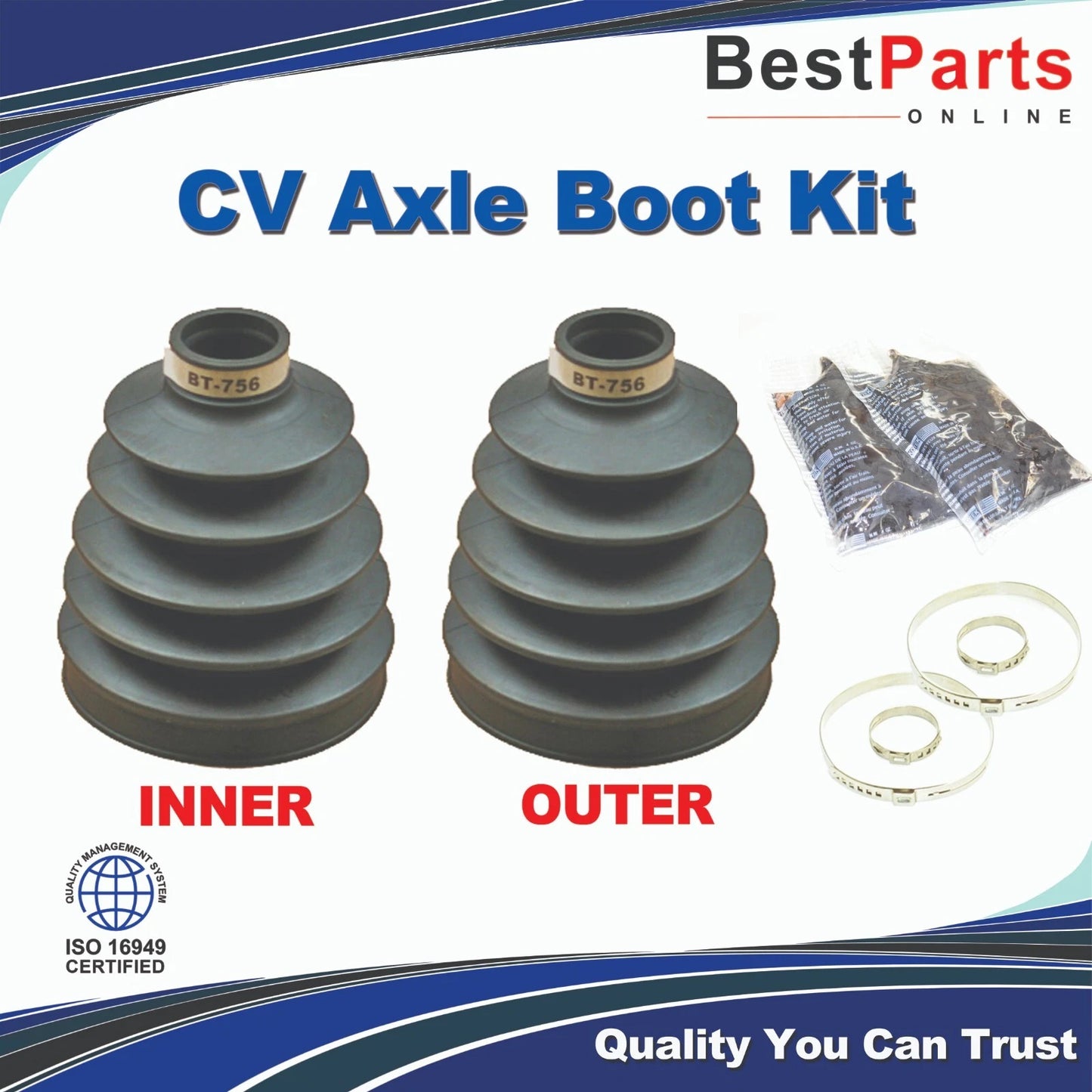 CV Axle Boot Repair for Isuzu i-350 i-370 4WD (2007–2008)