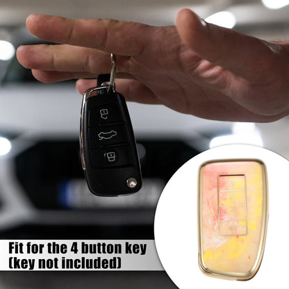 4 x Button Key Fob Cover Case Orange for Lexus ES350 RX GS LS (2007-2020)