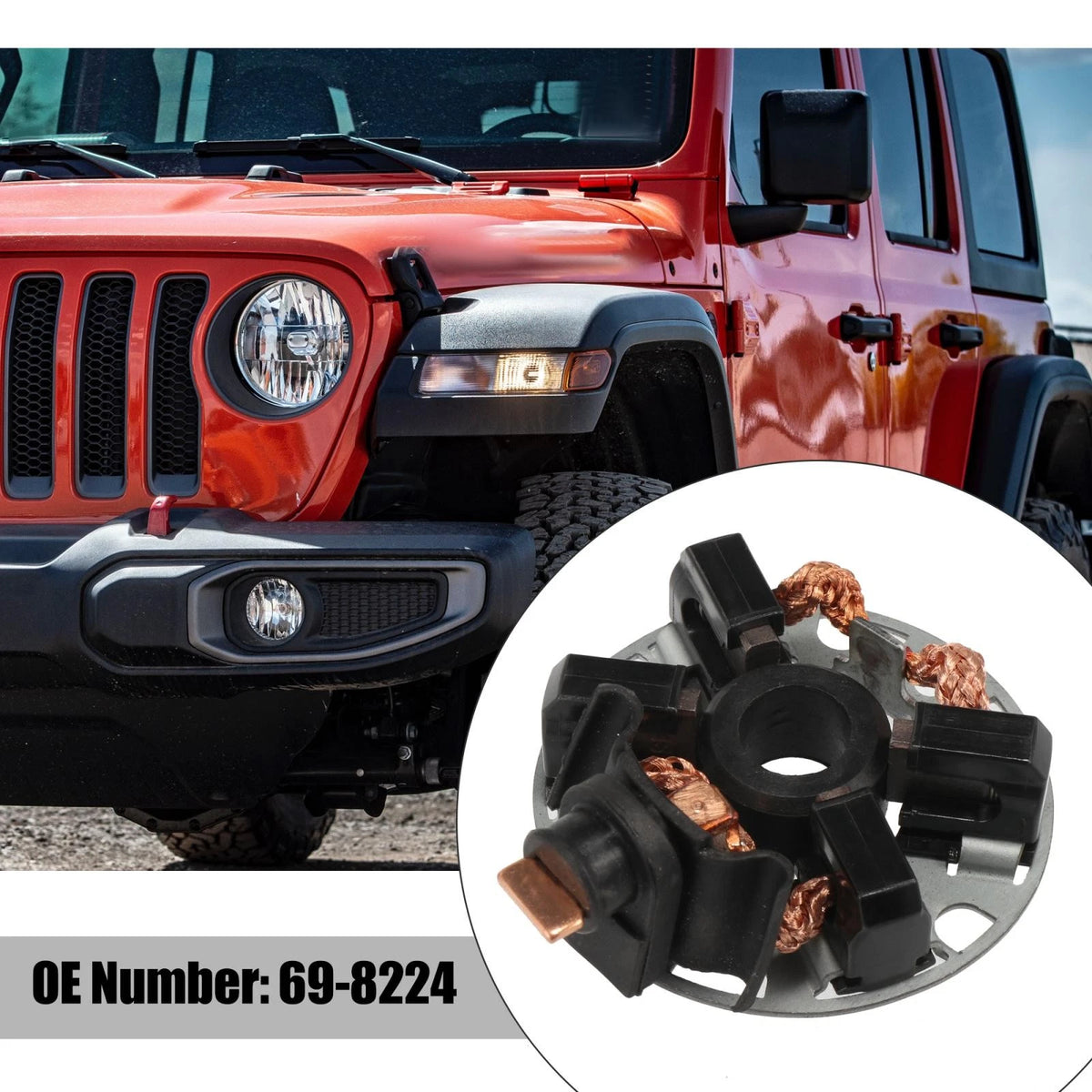 Car Starter Brush Holder for Jeep Wrangler, Dodge Ram 3.6, 2.0 (2011-2023)