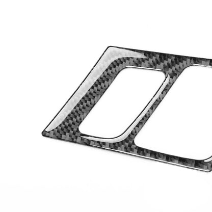Carbon Fiber Black Interior Door Handle Frame Cover for Audi Q5 (2018-2021)