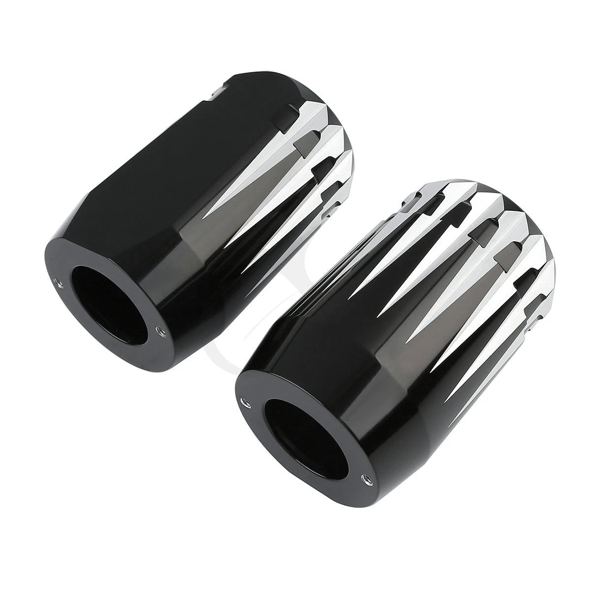 Aluminum Upper Fork Slider Covers for Harley Road King Electra Glide (84-13)