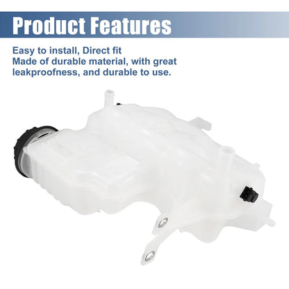 Coolant Radiator Reservoir Tank LR020367 w/ Cap Sensor for Land Rover