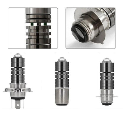 H4/P15D/BA20D Two-color small steel LED light