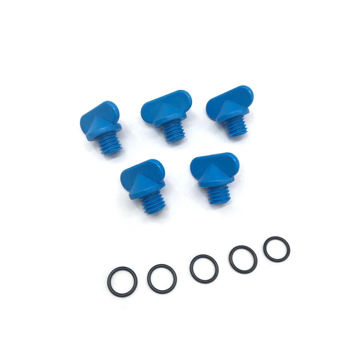 Blue Drain Plugs for Mercruiser Manifold/Block 5 Pack