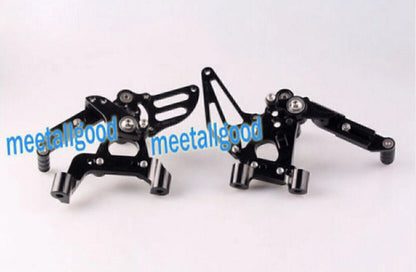 CNC Adjustable Rearsets Foot Pegs for DUCATI 1199 (2012-2014) Black