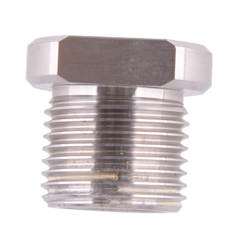 Stainless Steel Oil Filter Adapter 1/2-28 to 3/4-16 for Automotive (N/A)