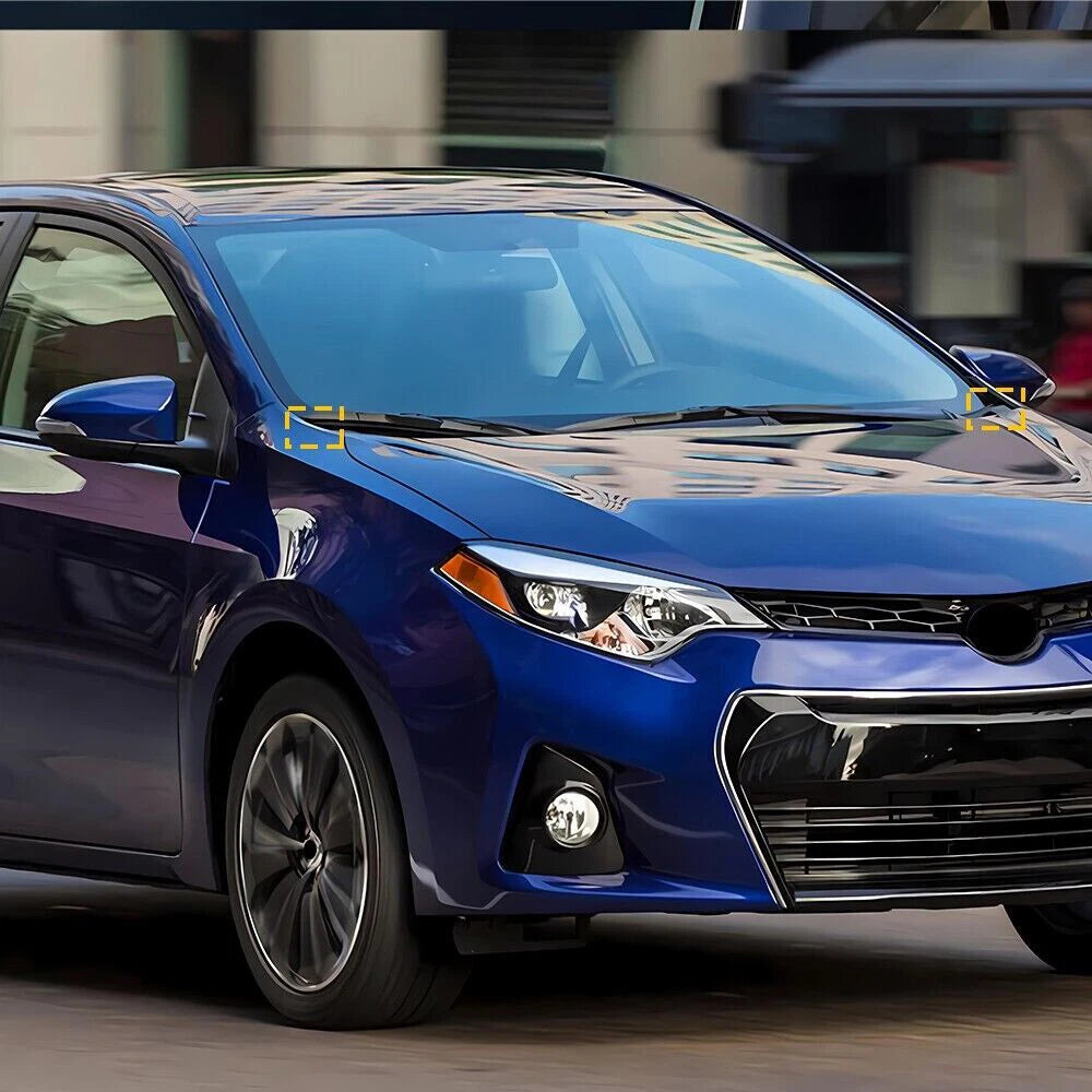 2 x Windshield Wiper Side Cowl Covers for Toyota Corolla (2014-2019)