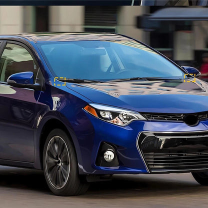 2 x Windshield Wiper Side Cowl Covers for Toyota Corolla (2014-2019)
