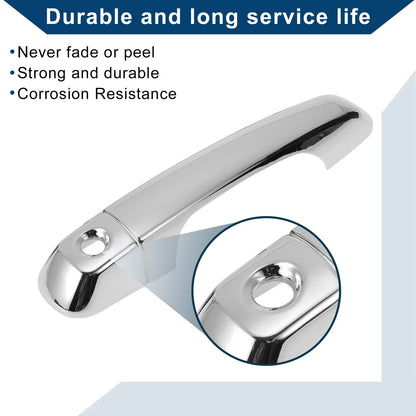 Car Door Handle Cover Trim for Toyota Land Cruiser Prado J150 J200 (2009-2023)