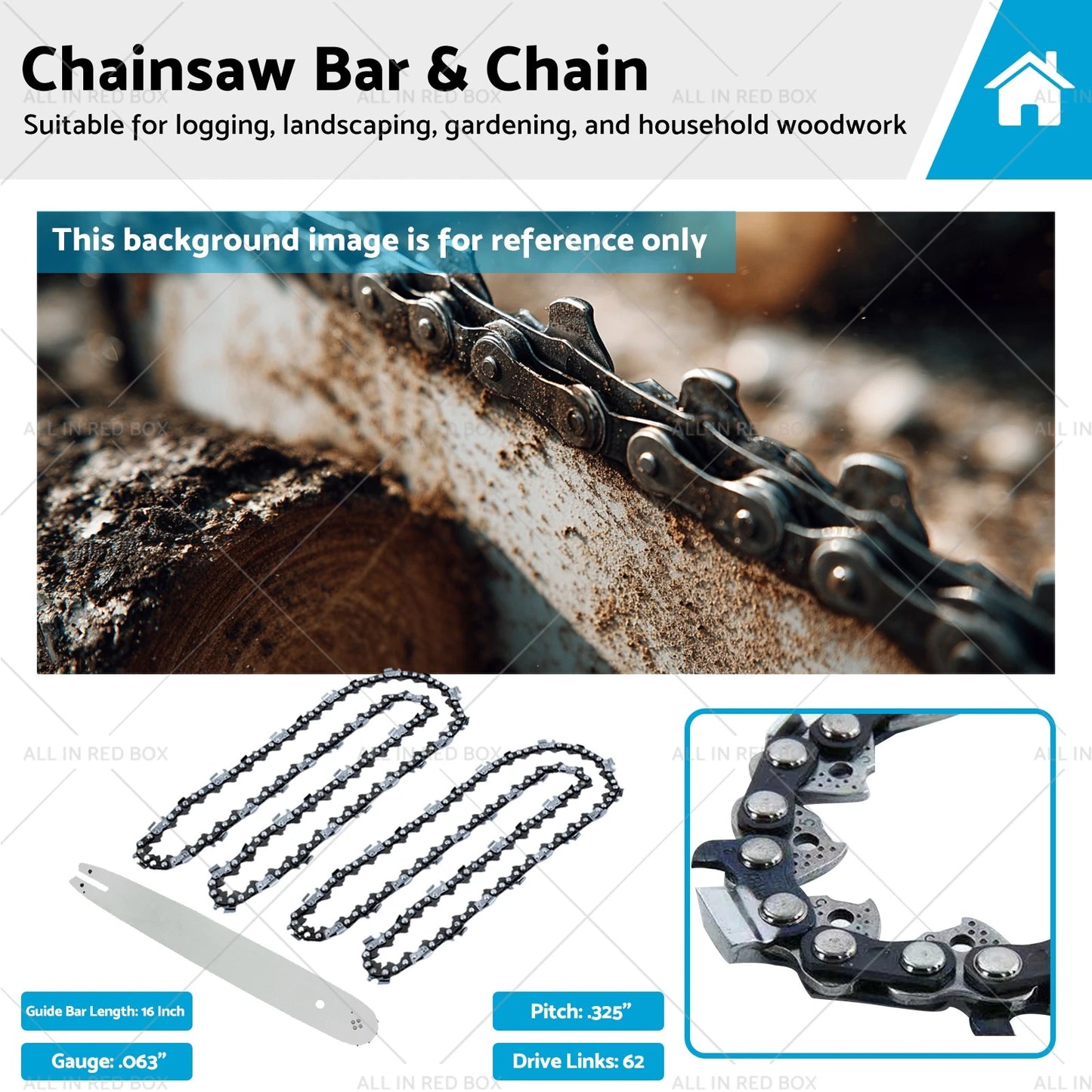 16'' Chainsaw Bar & Chain for Stihl MS 251 C, MS 251 C-BE (2012-2023)