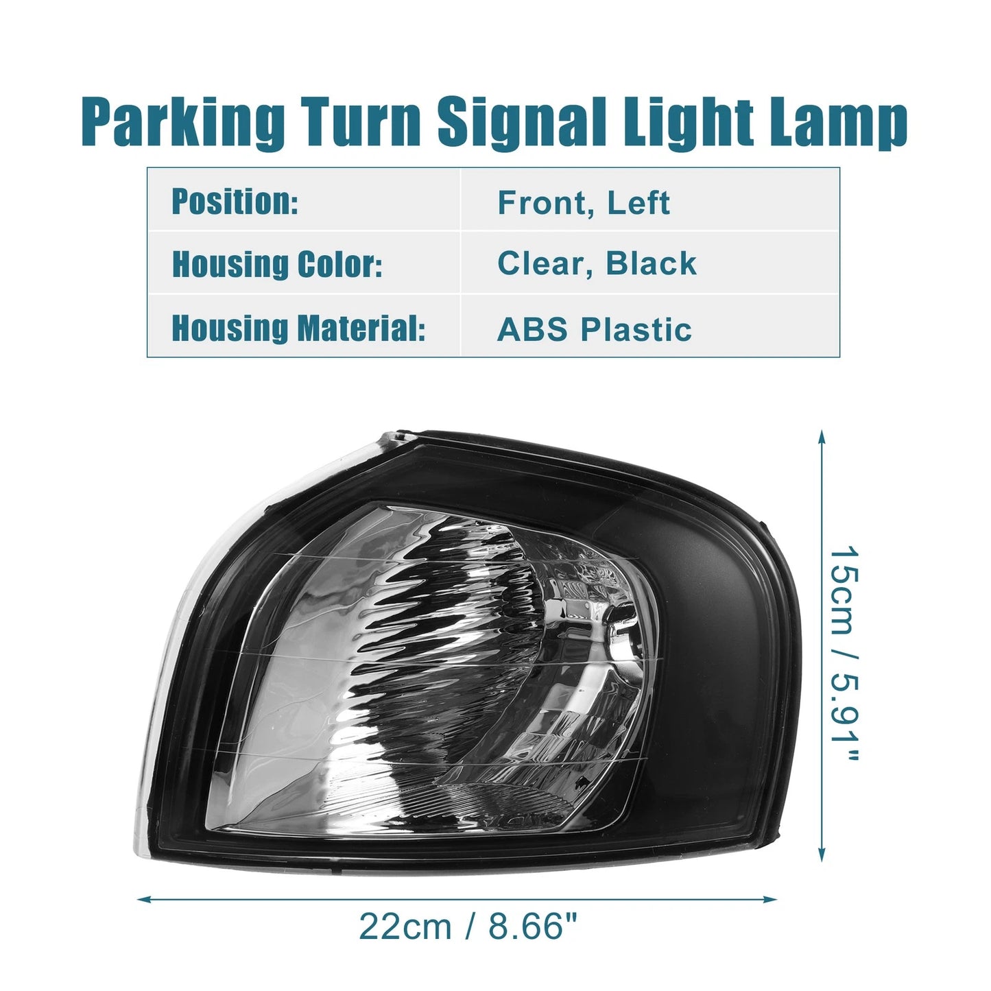 Front Left Turn Signal Light Lamp for Volvo S80 (1999-2006)