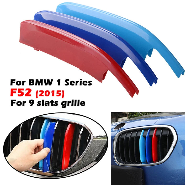 9-Bar Grill M Tri-Color Cover for BMW 1 Series F52 (2017-2019)