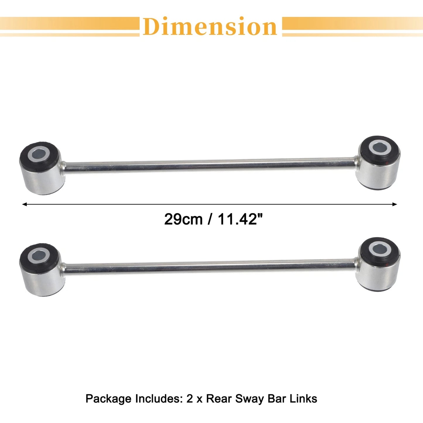 2 x Rear Stabiliser Sway Bar Links for Dodge Challenger (2008-2019)
