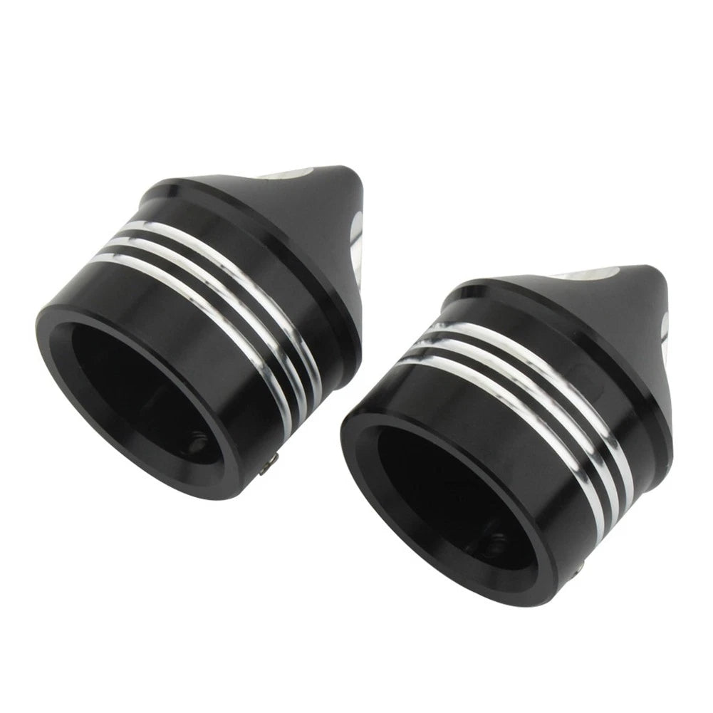 Front Wheel Axle Nut Covers for Harley Touring Road Glide Dyna Softail