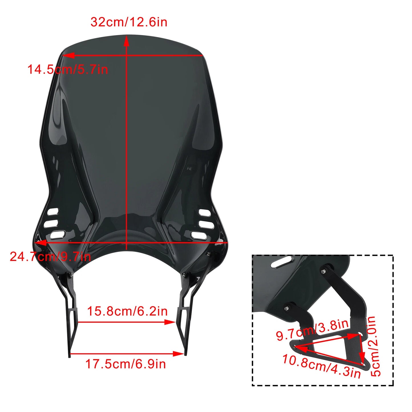 Windshield for Yamaha XSR900 (2022-2024)