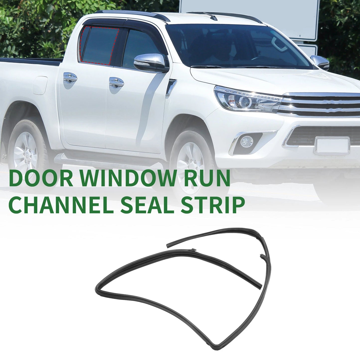 Rear Right Door Window Seal Strip for Toyota (No.6814289103)