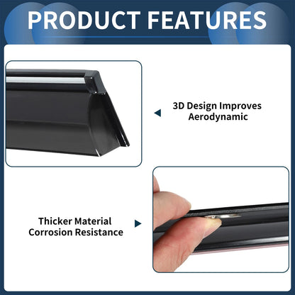 Window Deflectors 1 Set for Kia Forte Sedan (2019)