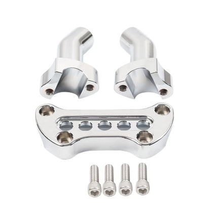 3.5" Handlebar Riser & Top Clamp CNC for Harley Dyna Softail Sportster XL