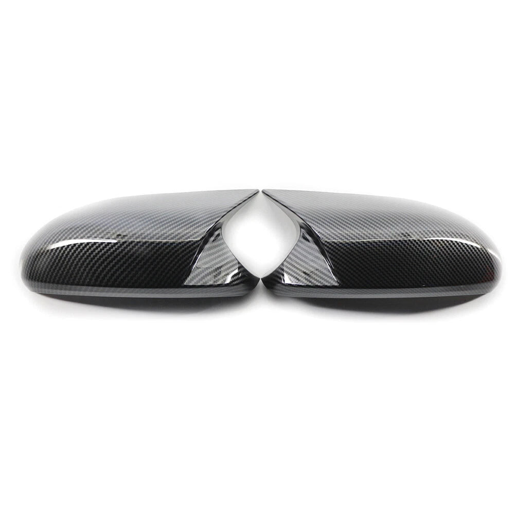 Gloss Black Rearview Mirror Cover Caps for BMW E81 E82 E87 E88 E90 E91 E92 (2007-2013)