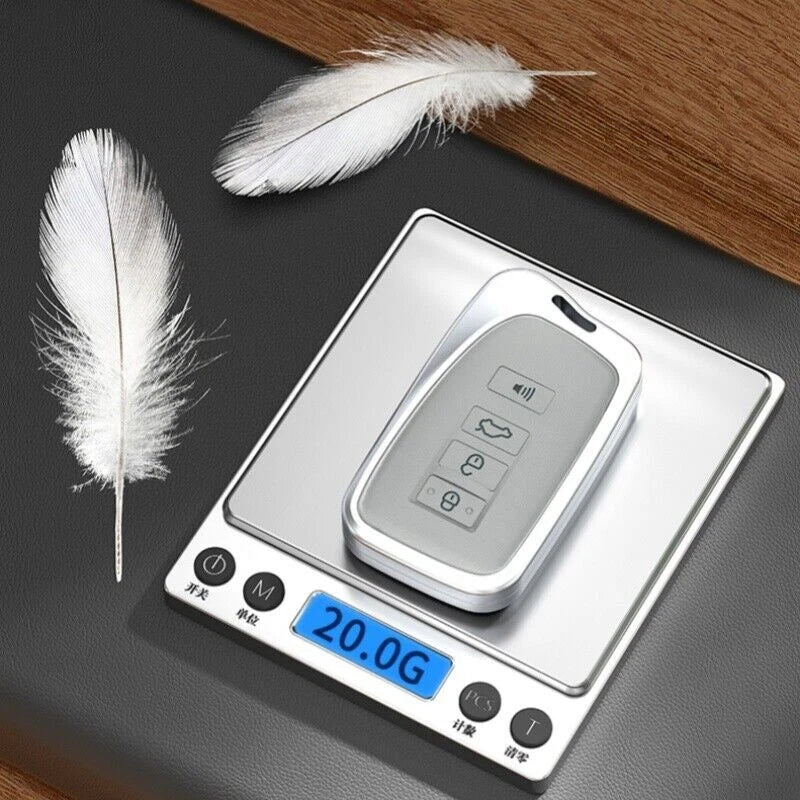 Aluminum Alloy Leather Key Fob Case Cover for Lexus IS (2014–2023)