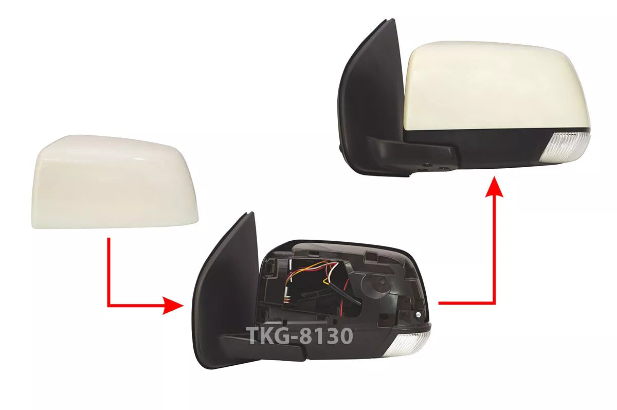 LH Side View Mirror w/ LED for Isuzu Dmax (2012-2014)