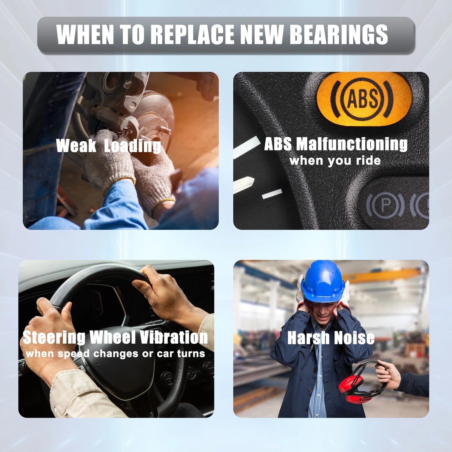 Left Right Side Front Wheel Bearing for LEXUS RX330 (2004-2006)
