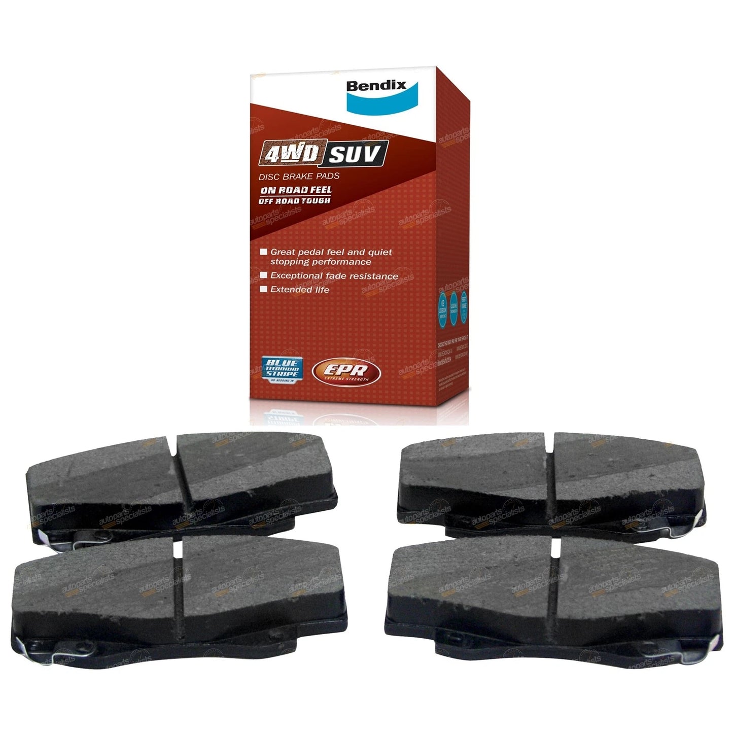 4WD Front Disc Brake Pads Set for Hilux (2005–2016)