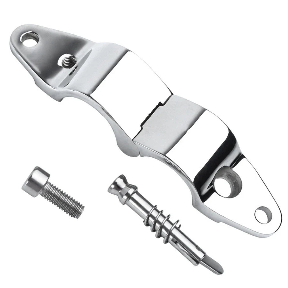Boat Bimini Top Fitting Hinged Jaw Slide Marine Rail Mount Hardware 2 Pcs