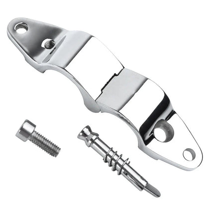 Boat Bimini Top Fitting Hinged Jaw Slide Marine Rail Mount Hardware 2 Pcs